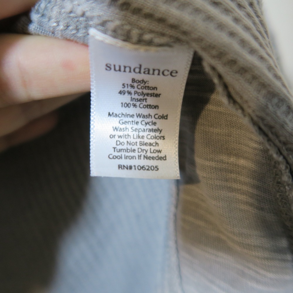 Sundance Top Waffle Knit Tunic Tee‎ Short Sleeve Casual Lightweight Oversized S - Picture 5 of 8
